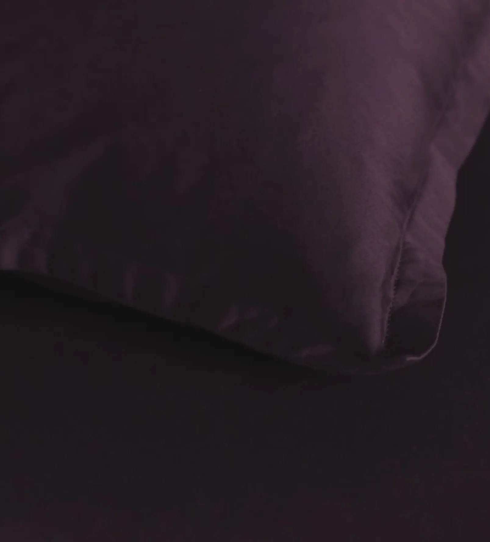 Aubergine Super Soft 100% Cotton Duvet Cover