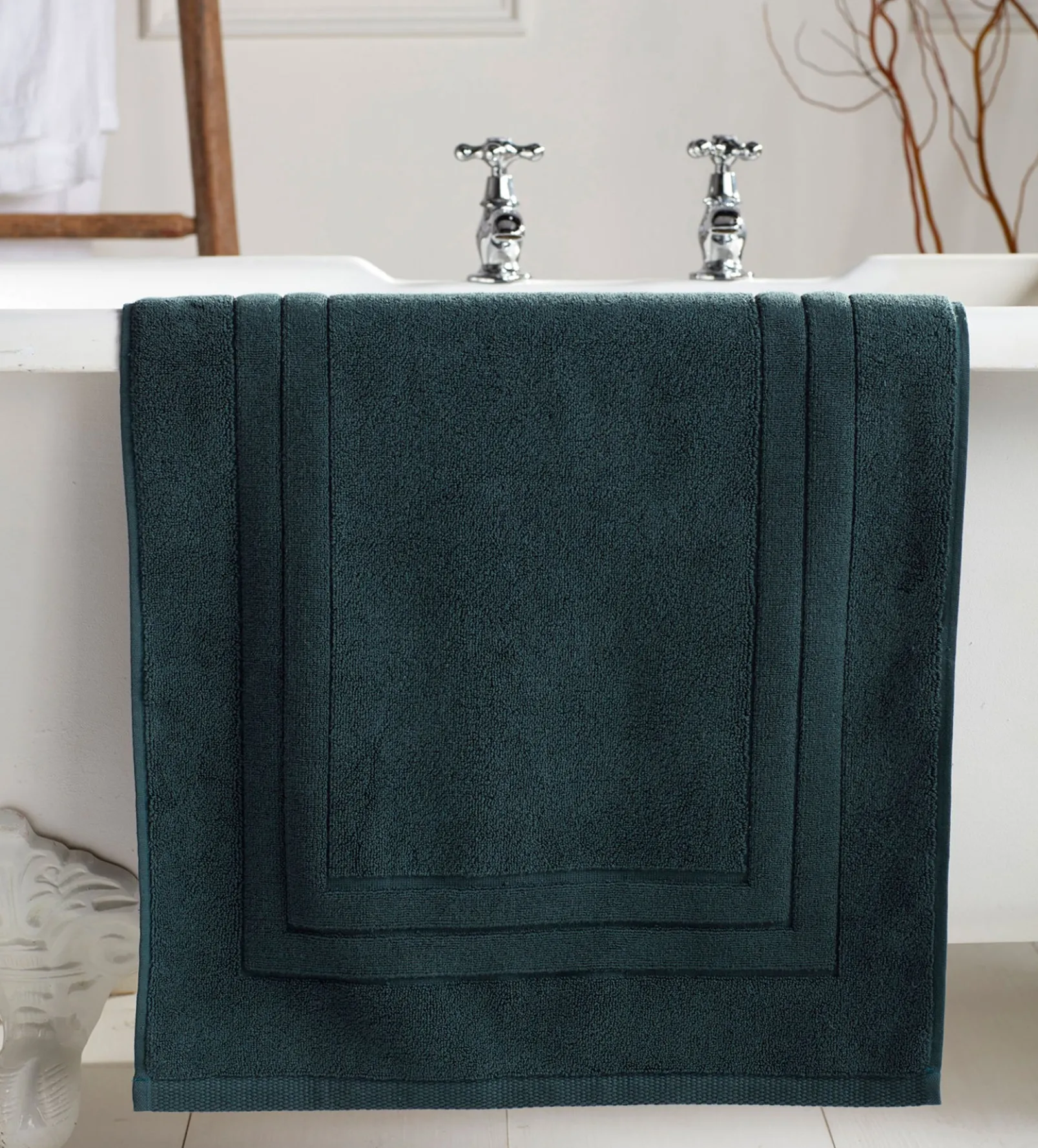 Darkest Spruce Luxury Organic 100% Cotton Towels
