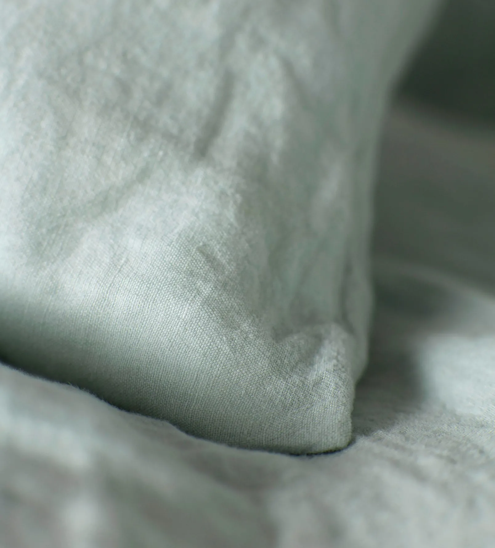Duck Egg 100% Linen Housewife Pillowcase