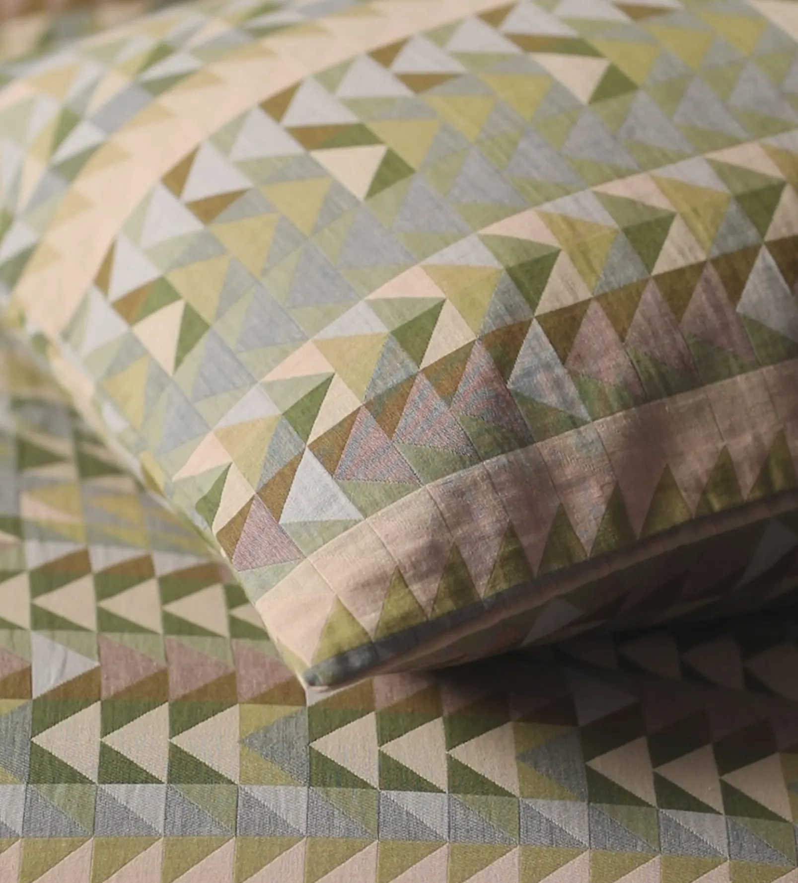 Green Jude 100% Cotton Duvet Cover