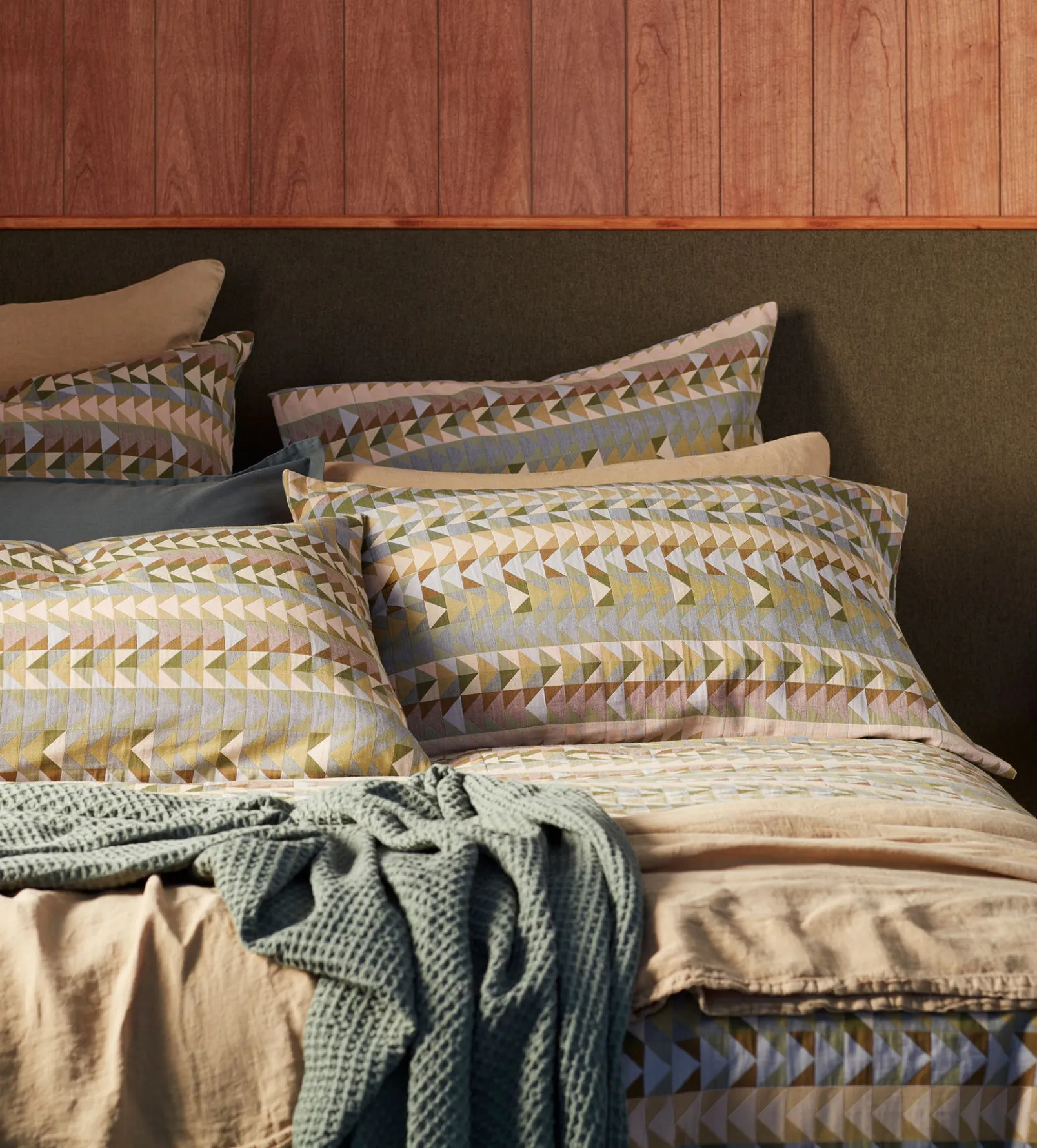 Green Jude 100% Cotton Housewife Pillowcase