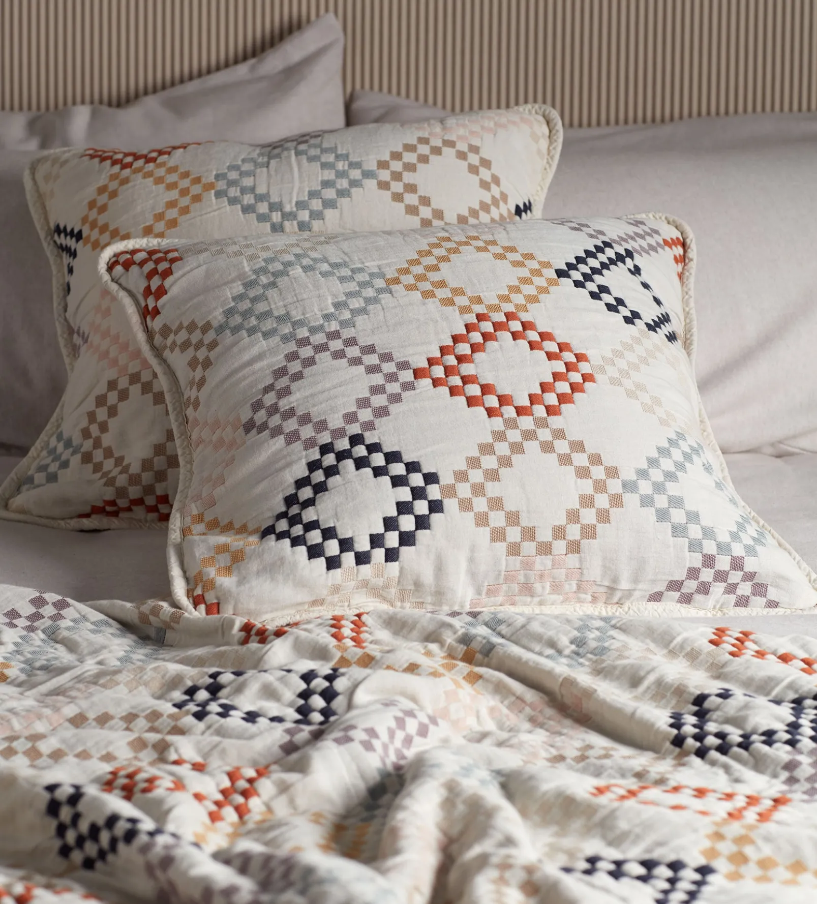 Jolene 100% Cotton Quilted Throw