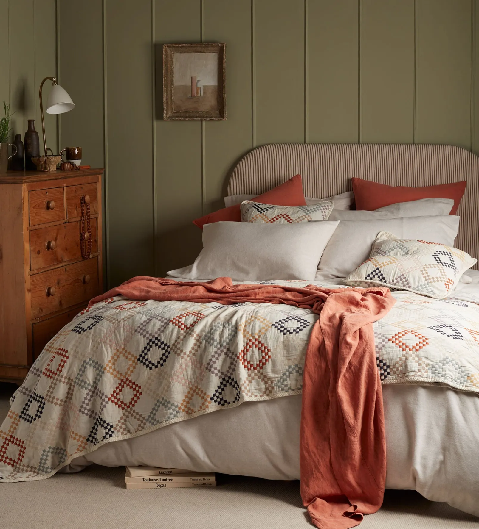 Jolene 100% Cotton Quilted Throw