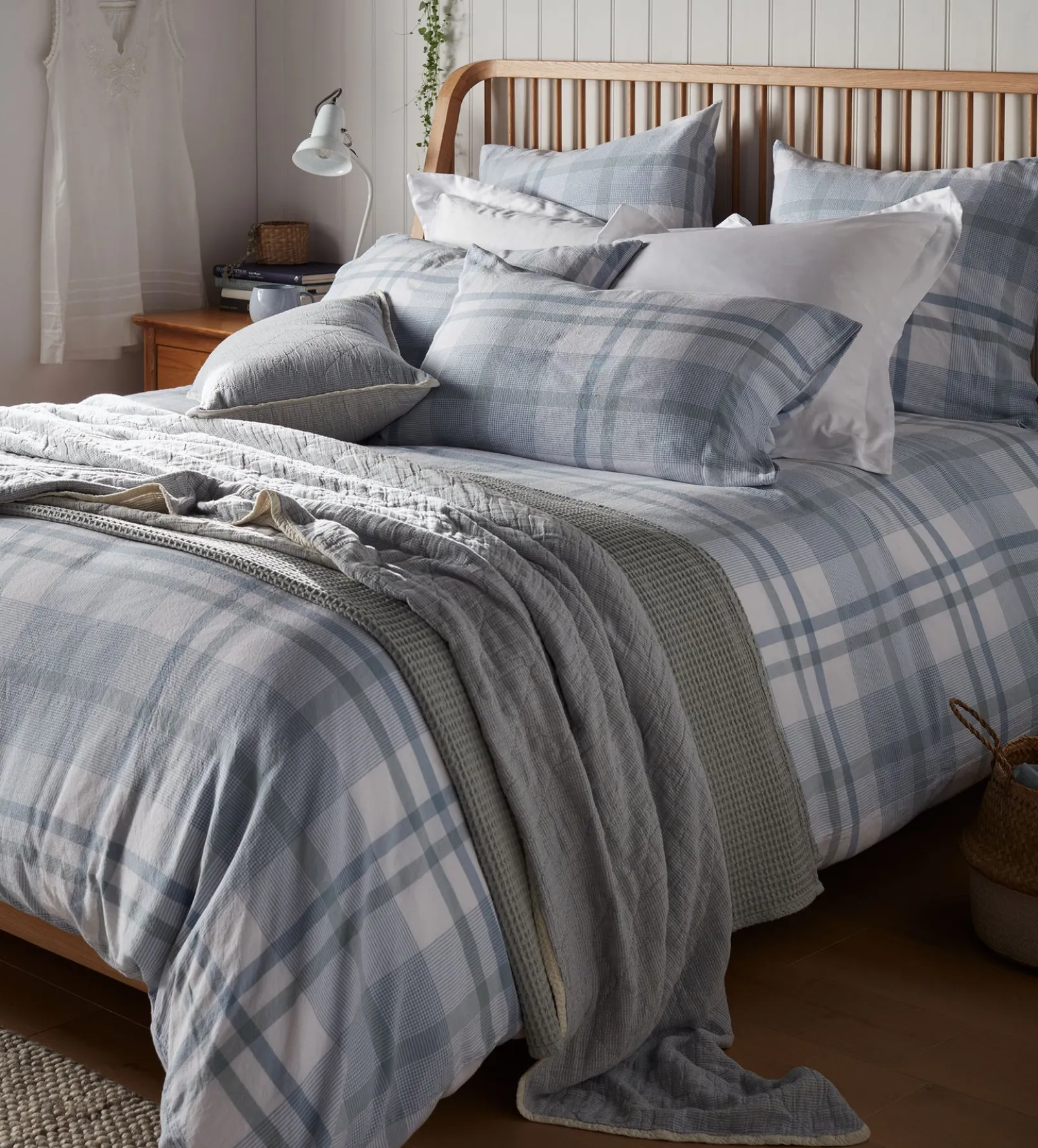 Lauren Check 100% Cotton Duvet Cover