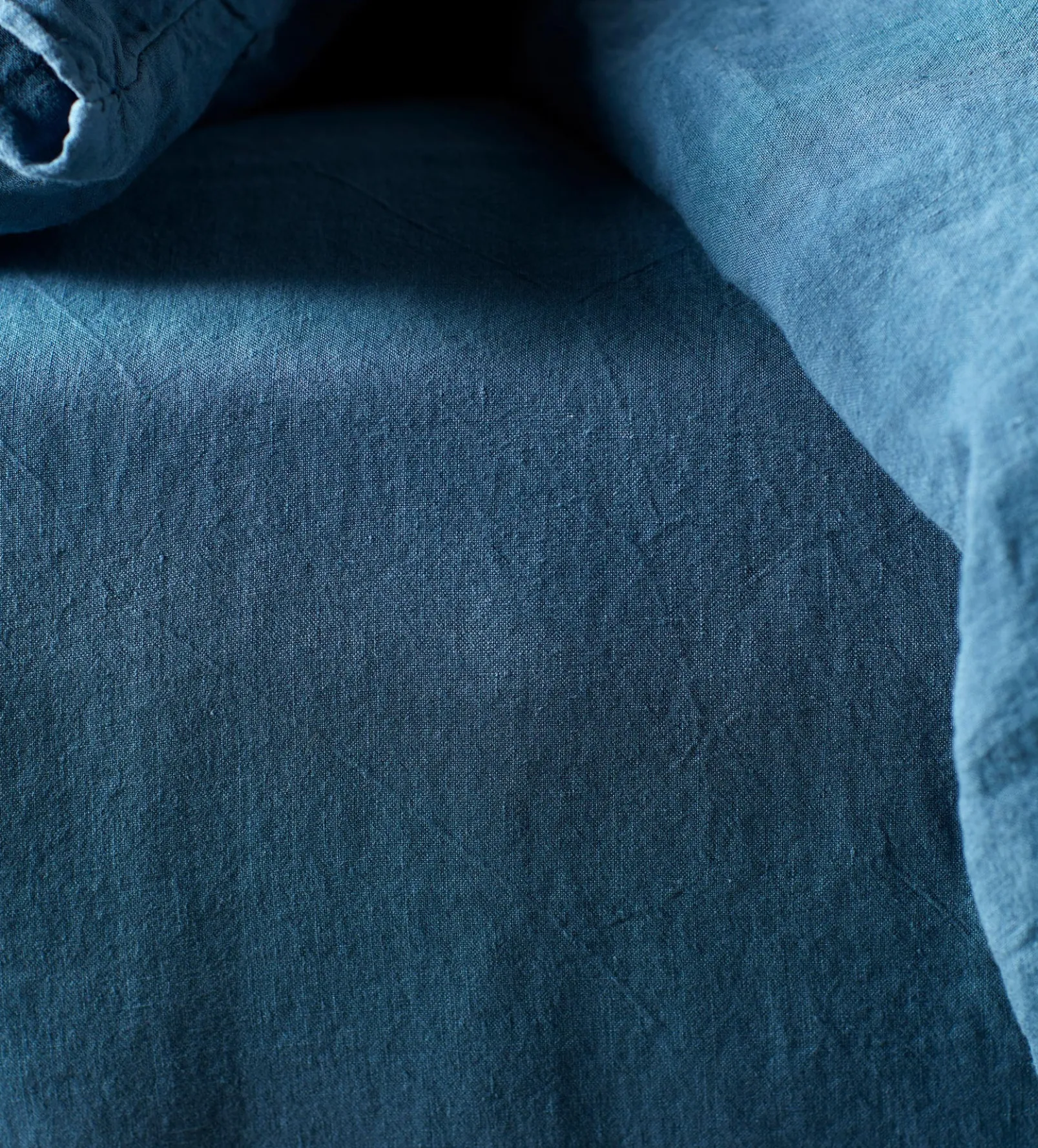 Peacock 100% Linen Fitted Sheet