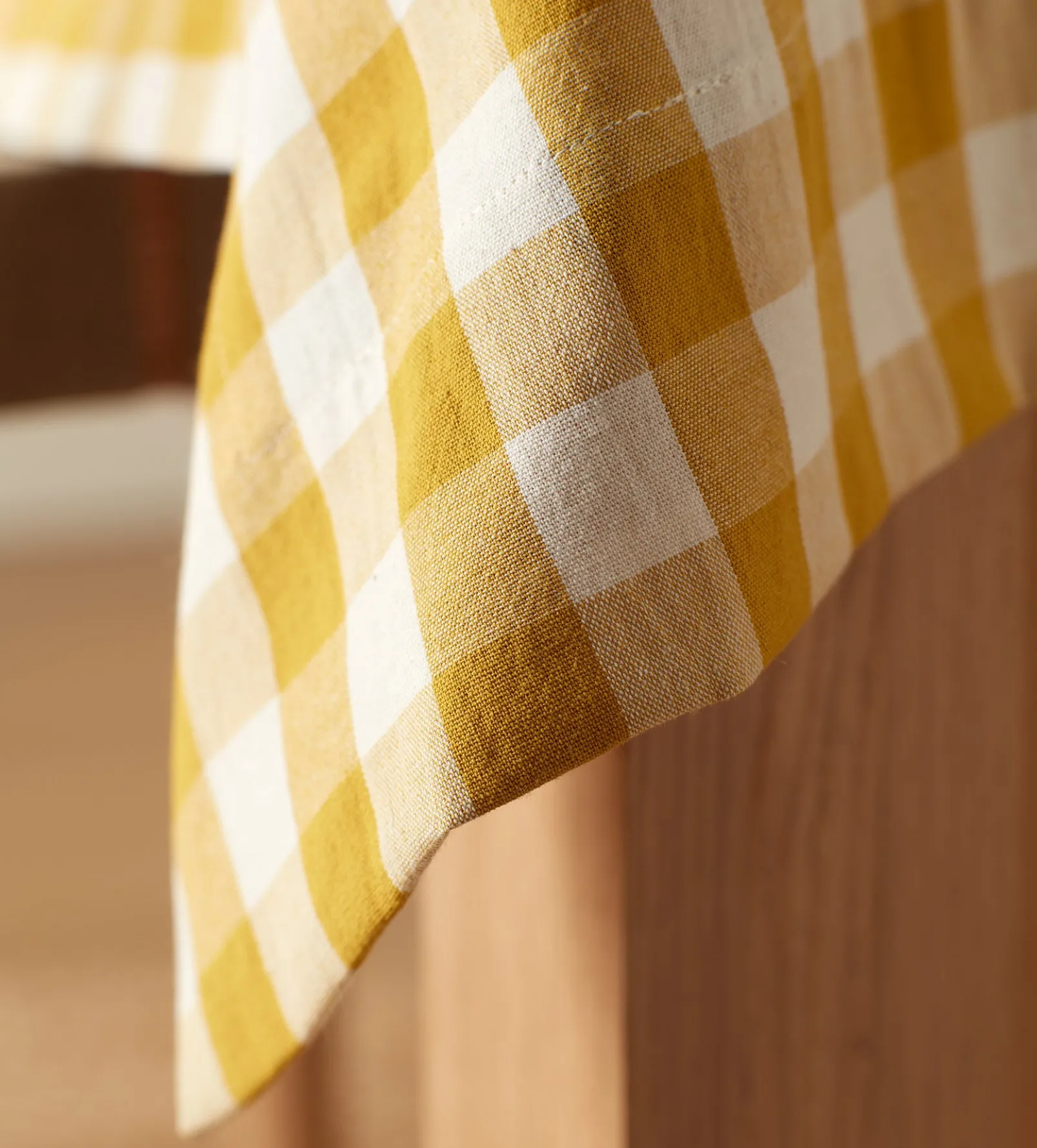 Saffron Heidi 100% Organic Cotton Tablecloth