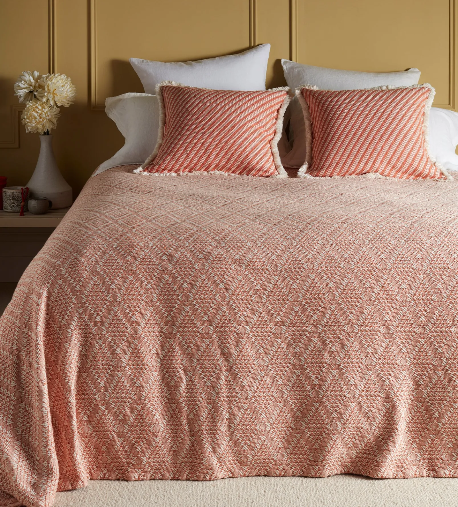 Spice Diamond 100% Cotton Throw