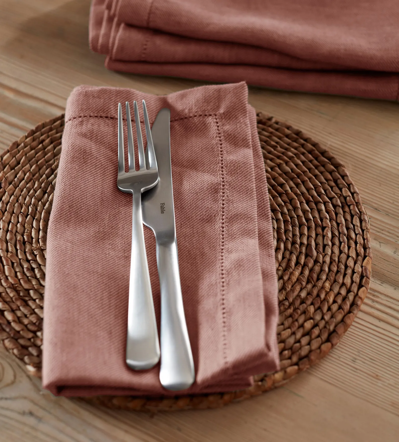 Spice Twill Cotton Linen Napkins - Set of 4