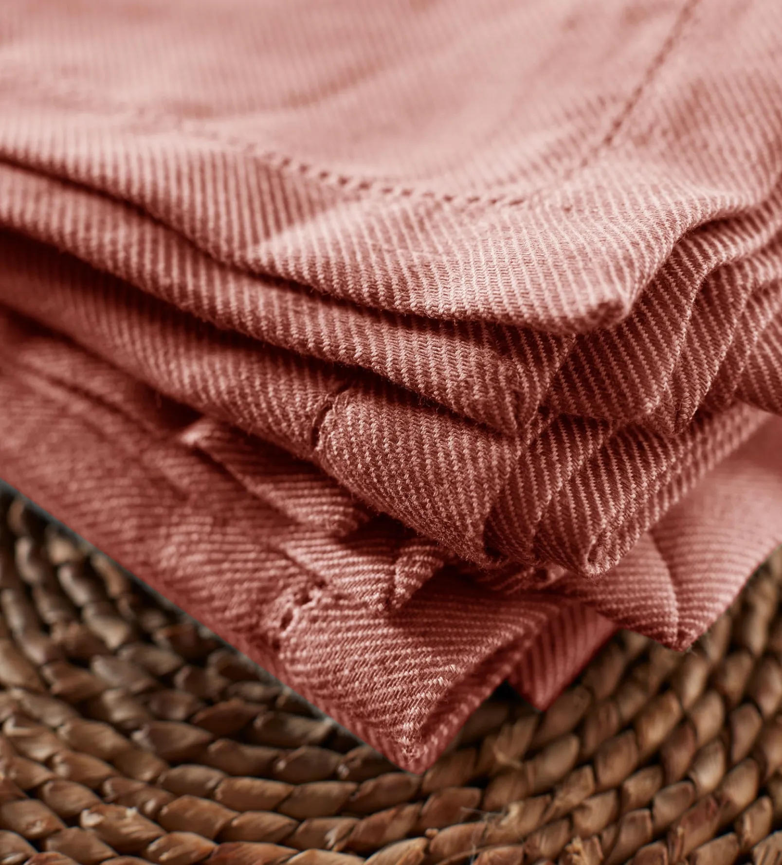 Spice Twill Cotton Linen Napkins - Set of 4