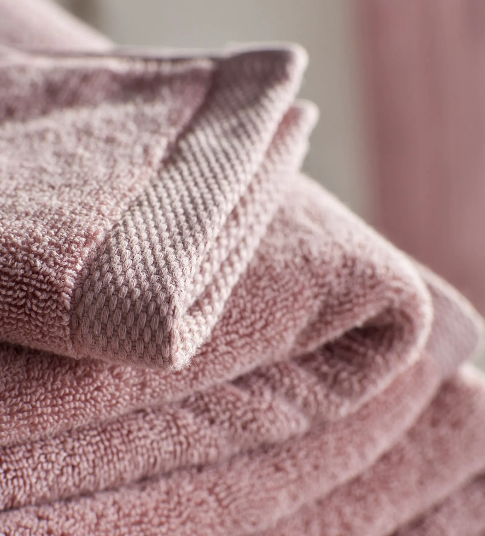 Vintage Rose Luxury Organic 100% Cotton Towels