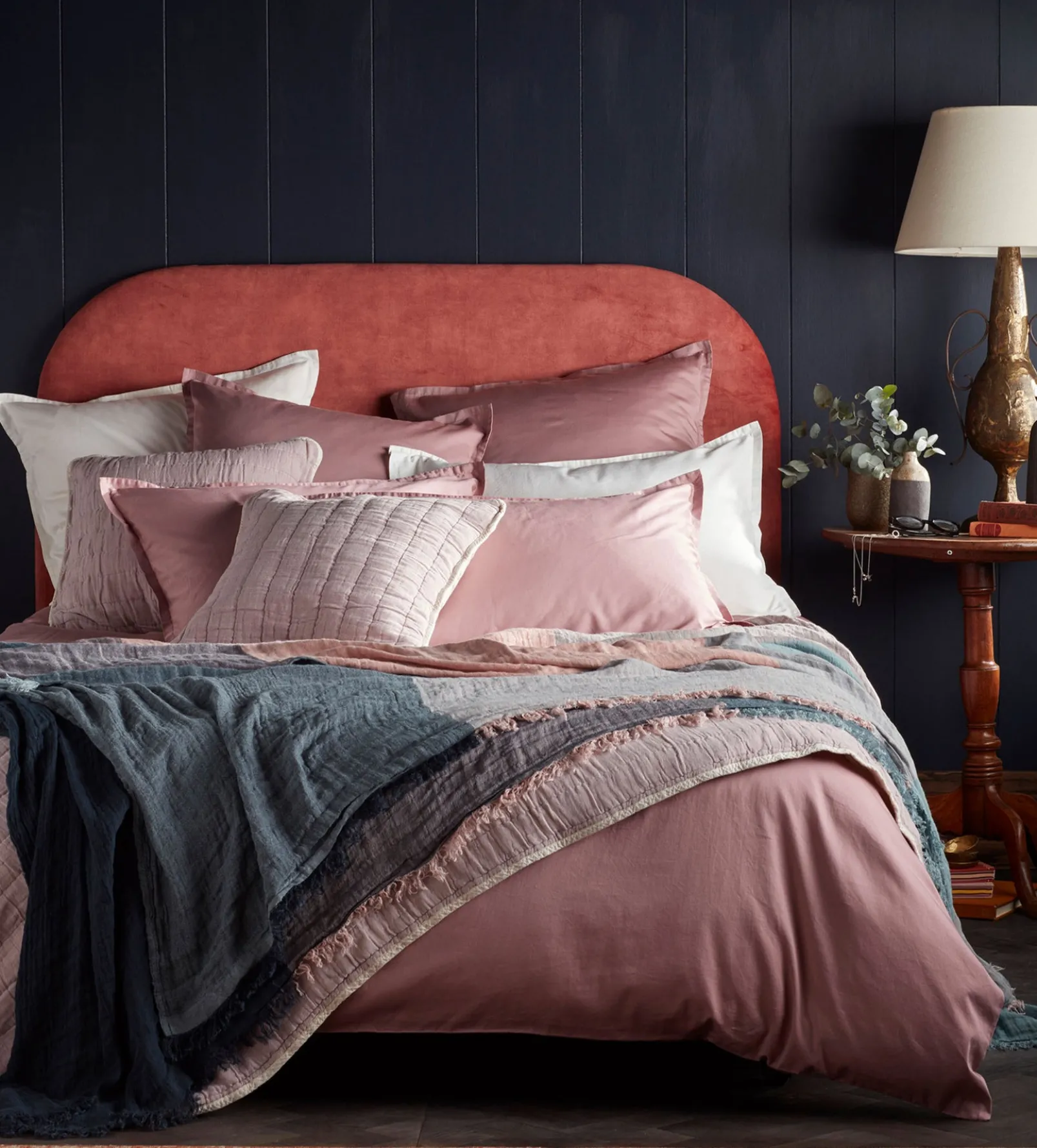 Vintage Rose Super Soft 100% Cotton Fitted Sheet