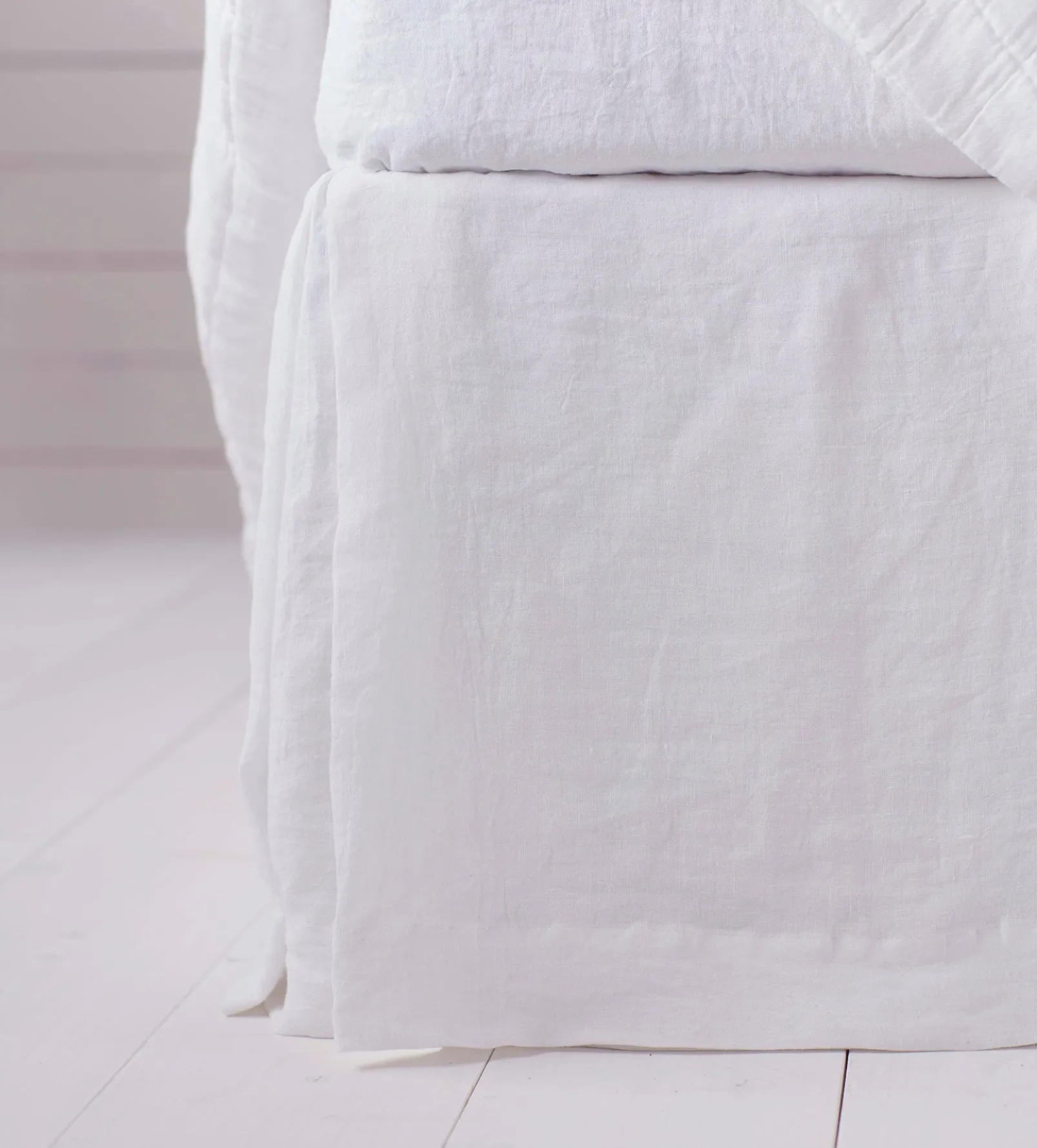 White Linen Valance