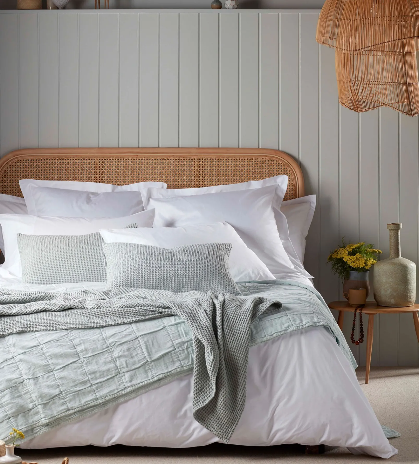 White Petworth 100% Cotton 400 Thread Count Flat Sheet